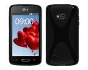 Funda Gel Tpu Lg L50 D213 X Line Color Negra
