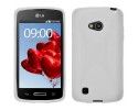 Funda Gel Tpu Lg L50 D213 X Line Color Blanca