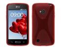 Funda Gel Tpu Lg L50 D213 X Line Color Roja