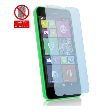3 X Protector Pantalla Mate Antihuellas (Anti-Glare) para Nokia Lumia 530