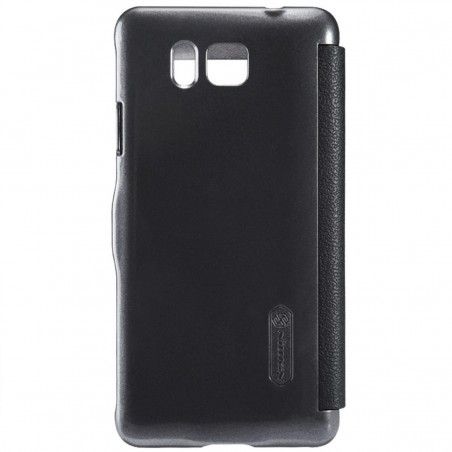 Funda Flip Nillkin Piel Negra Samsung Galaxy Alpha G850F