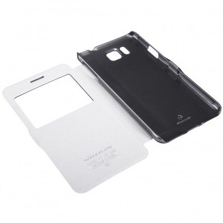 Funda Flip Nillkin Piel Negra Samsung Galaxy Alpha G850F