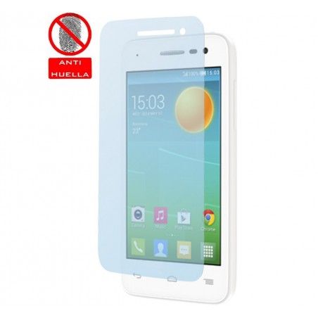 3 X Protector Pantalla Mate Antihuellas (Anti-Glare) para Alcatel One Touch Pop S3