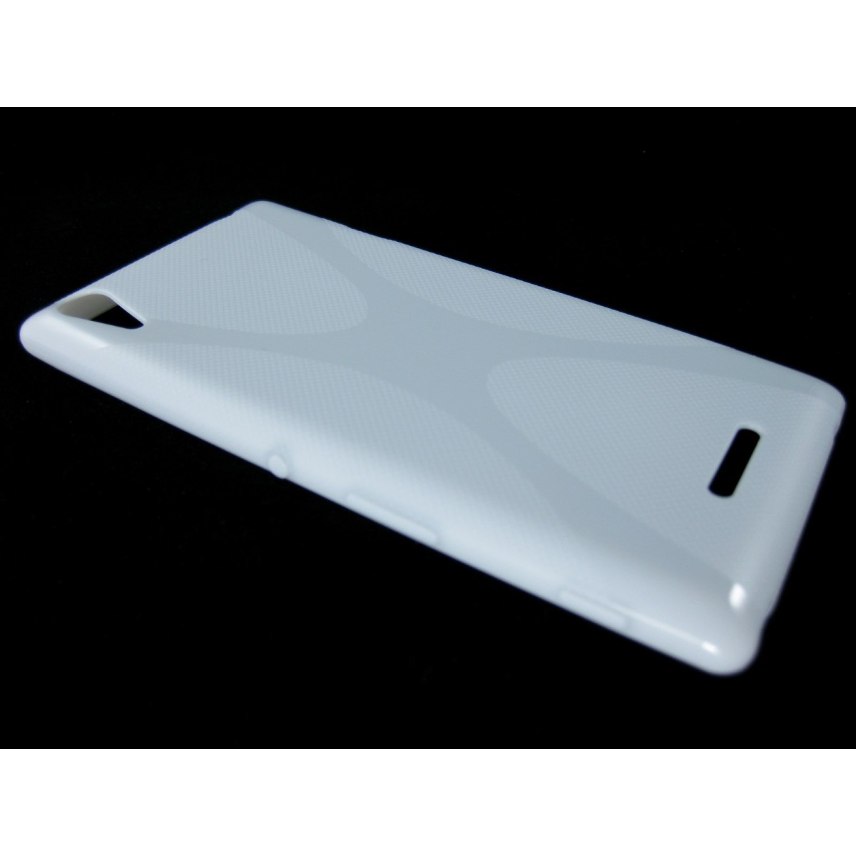 Funda Gel Tpu Sony Xperia T3  X Line Color Blanca