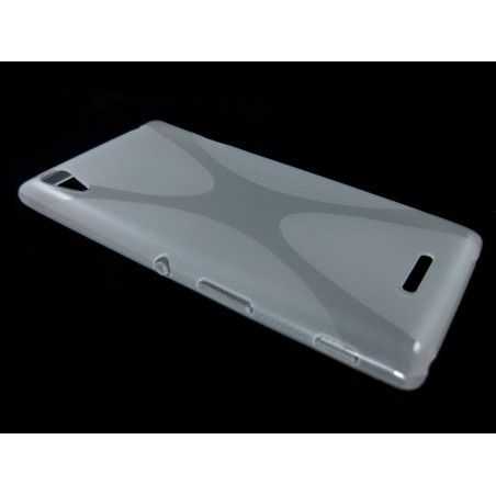 Funda Gel Tpu Sony Xperia T3  X Line Color Transparente