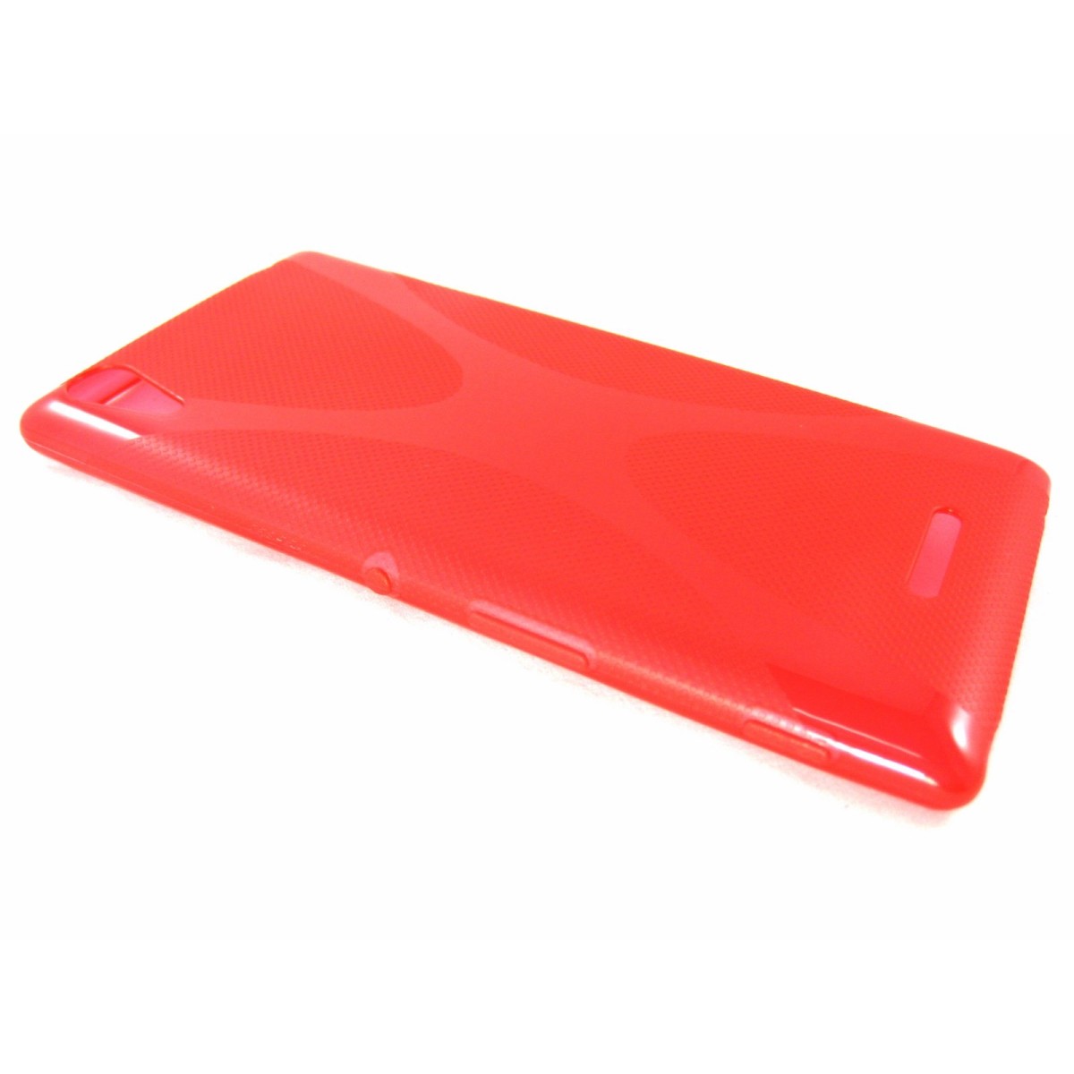 Funda Gel Tpu Sony Xperia T3  X Line Color Roja