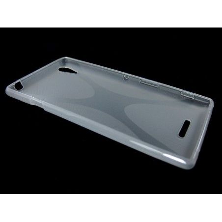 Funda Gel Tpu Sony Xperia T3  X Line Color Transparente