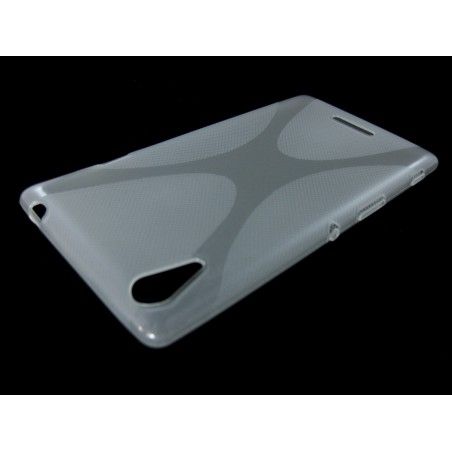 Funda Gel Tpu Sony Xperia T3  X Line Color Transparente