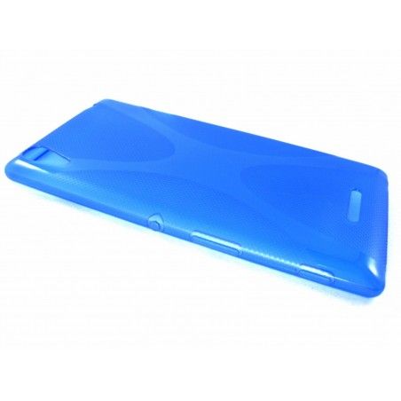 Funda Gel Tpu Sony Xperia T3  X Line Color Azul
