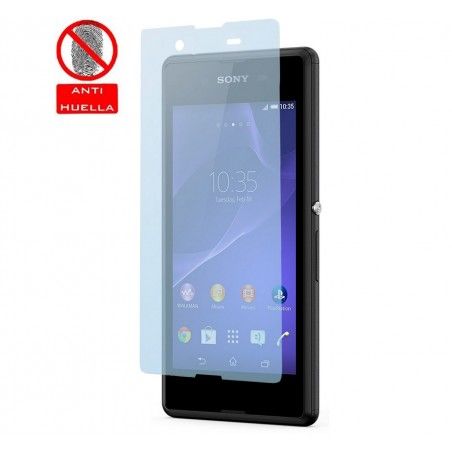 3 X Protector Pantalla Mate Antihuellas (Anti-Glare) para Sony Xperia E3