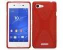 Funda Gel Tpu Sony Xperia E3 X Line Color Roja