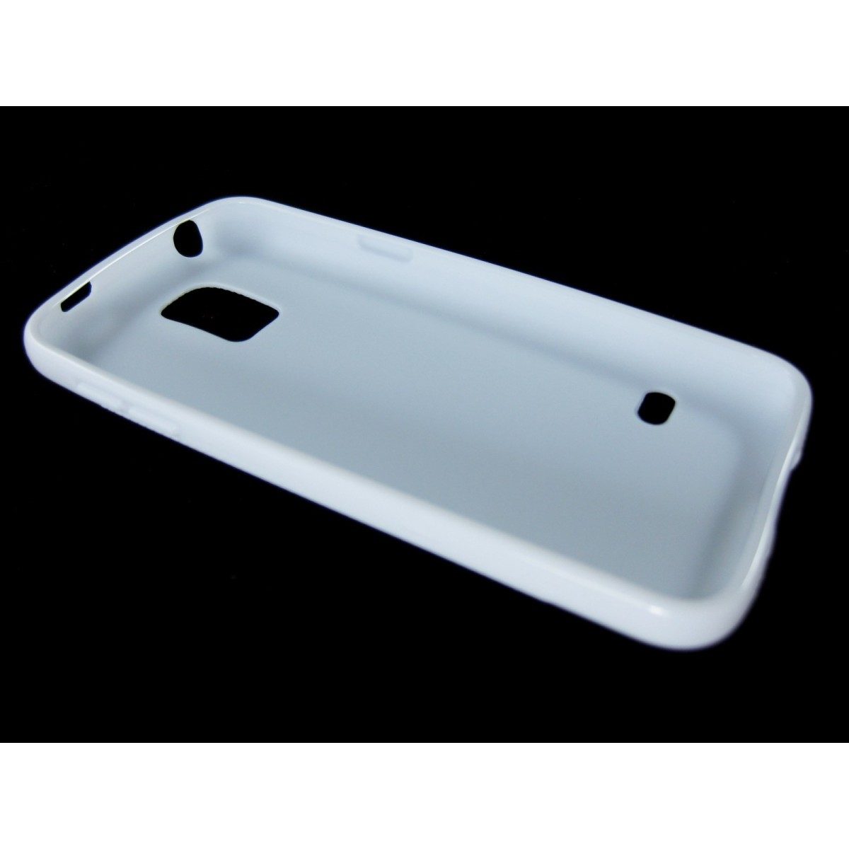 Funda Gel Tpu Samsung Galaxy S5 Mini G800F  X Line Color Blanca