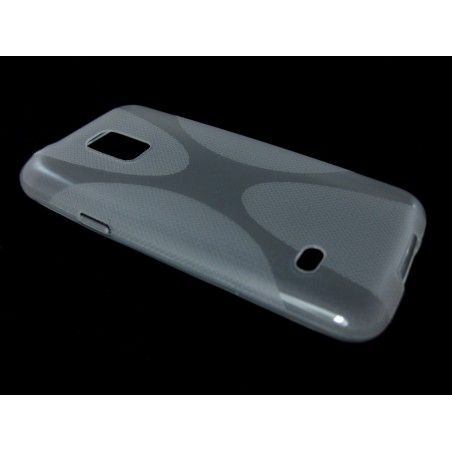 Funda Gel Tpu Samsung Galaxy S5 Mini G800F  X Line Color Transparente