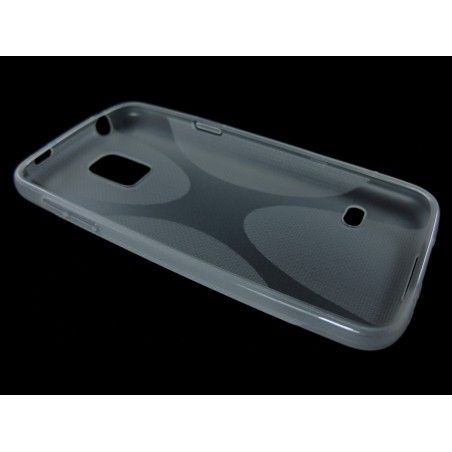 Funda Gel Tpu Samsung Galaxy S5 Mini G800F  X Line Color Transparente
