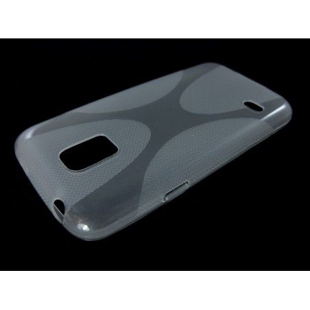 Funda Gel Tpu Samsung Galaxy S5 Mini G800F  X Line Color Transparente