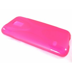 Funda Gel Tpu Samsung Galaxy S5 Mini G800F  X Line Color Rosa 2