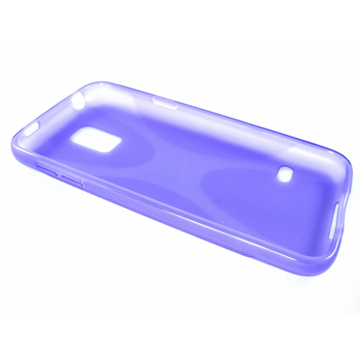 Funda Gel Tpu Samsung Galaxy S5 Mini G800F  X Line Color Morada