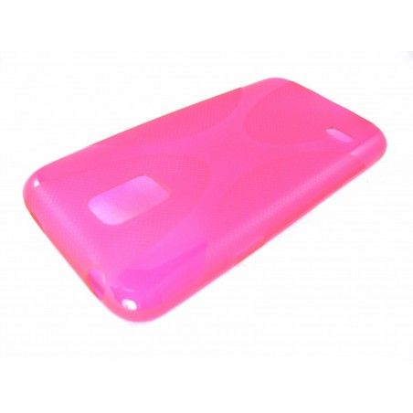 Funda Gel Tpu Samsung Galaxy S5 Mini G800F  X Line Color Rosa