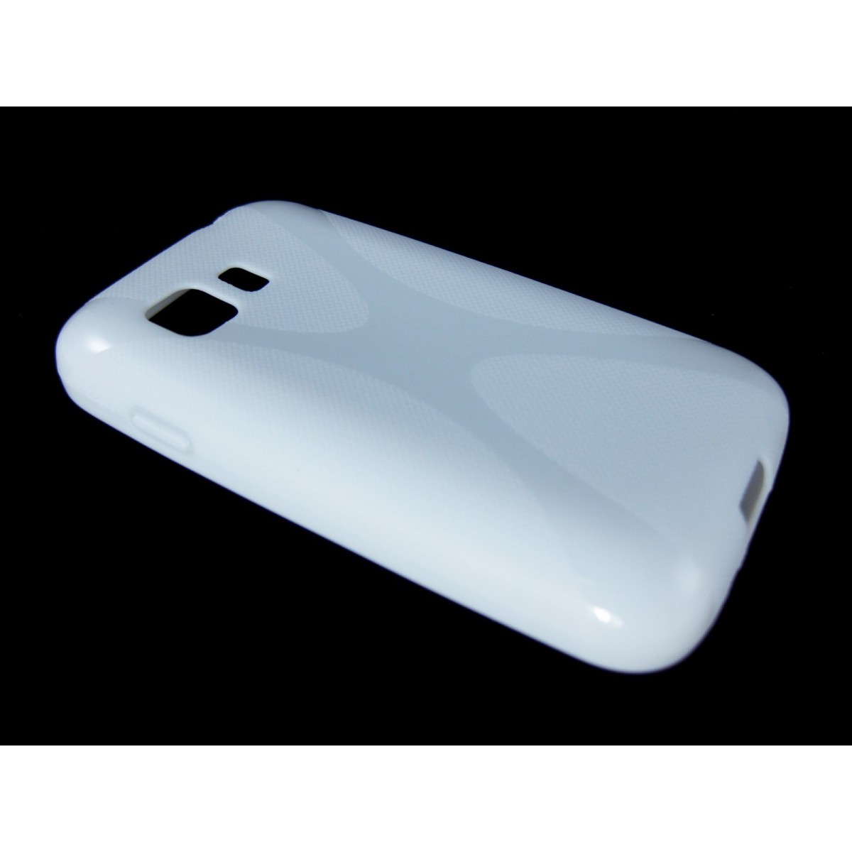 Funda Gel Tpu Samsung Galaxy Young 2 G130H X Line Color Blanca