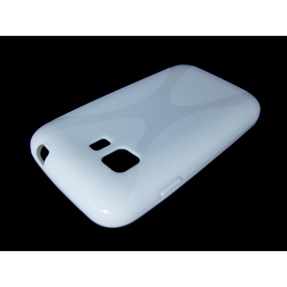 Funda Gel Tpu Samsung Galaxy Young 2 G130H X Line Color Blanca