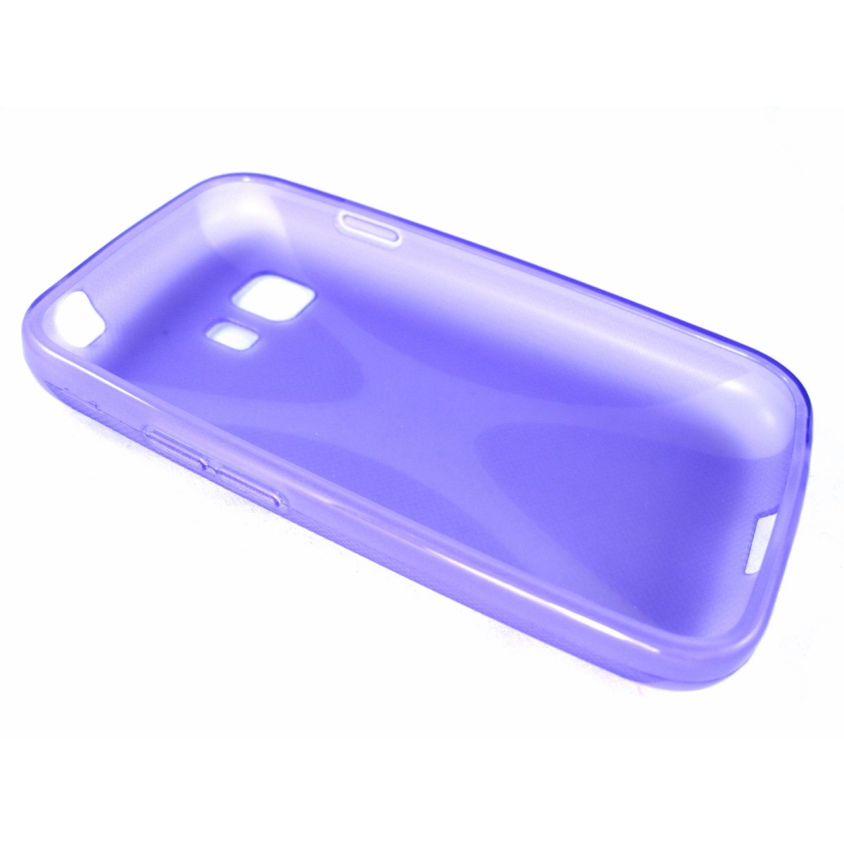 Funda Gel Tpu Samsung Galaxy Young 2 G130H X Line Color Morada