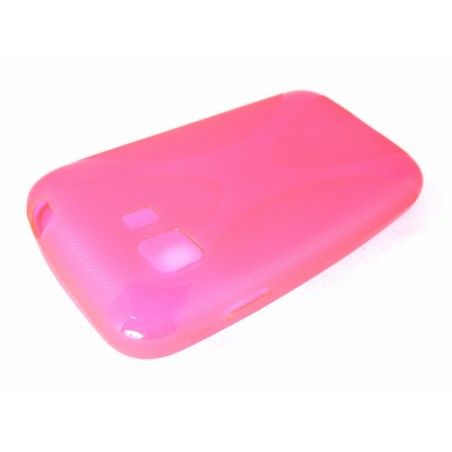 Funda Gel Tpu Samsung Galaxy Young 2 G130H X Line Color Rosa