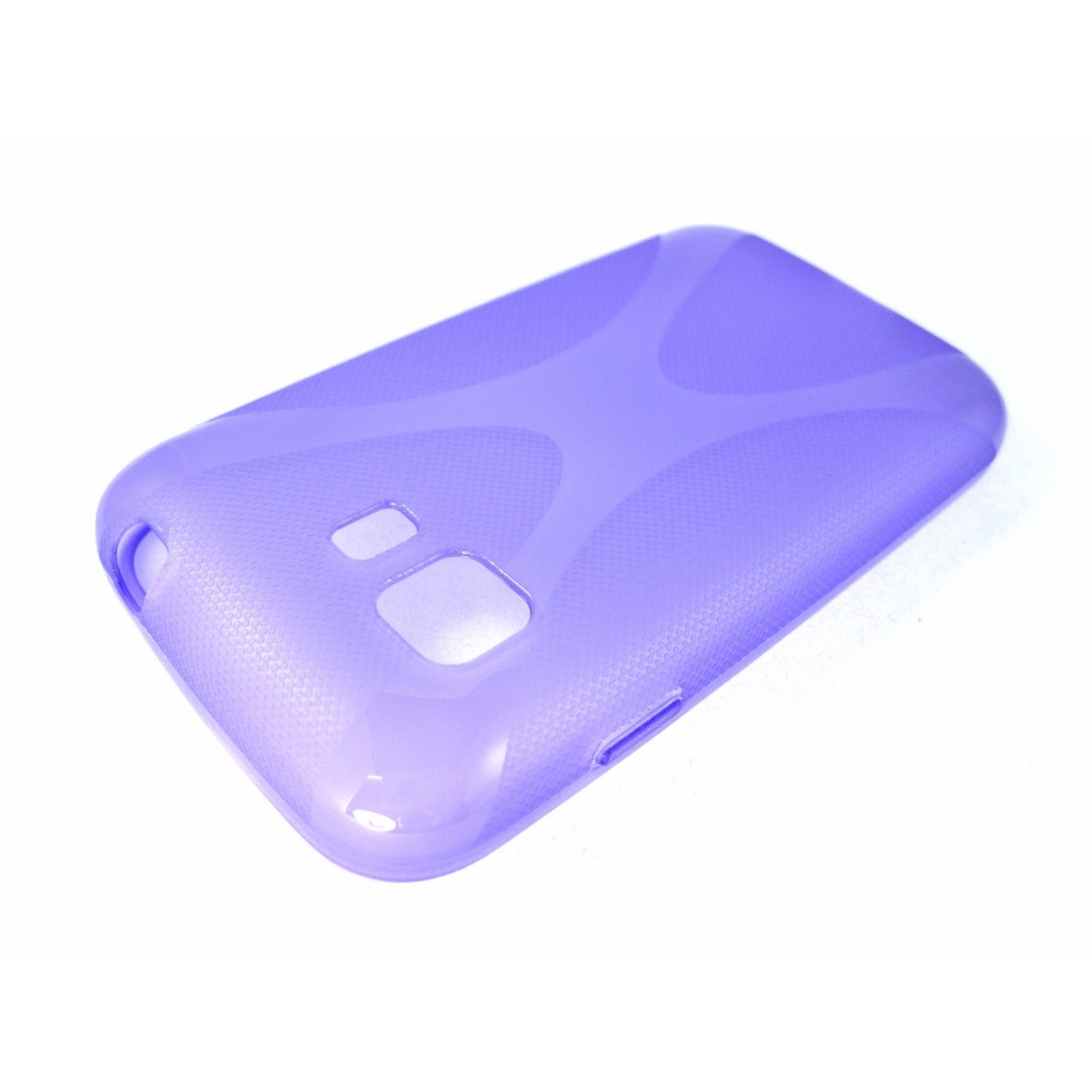 Funda Gel Tpu Samsung Galaxy Young 2 G130H X Line Color Morada