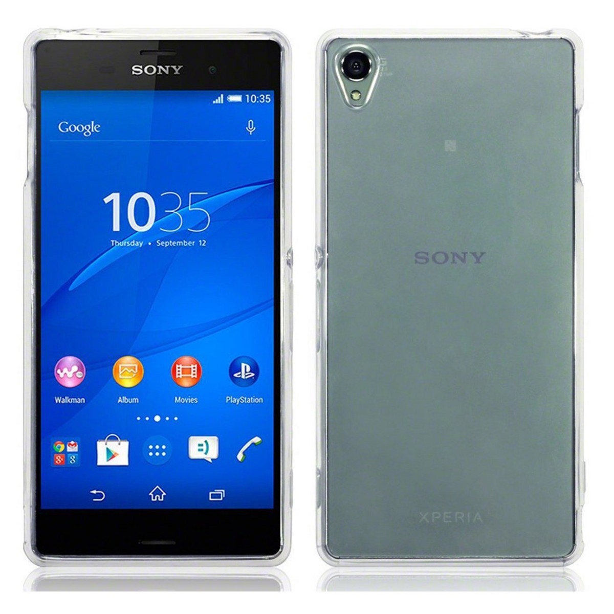 Funda Gel Tpu Transparente 100% para Sony Xperia Z3