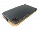 Funda Piel Premium Ultra-Slim HTC Desire 816 Negra