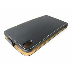 Funda Piel Premium Ultra-Slim HTC Desire 816 Negra