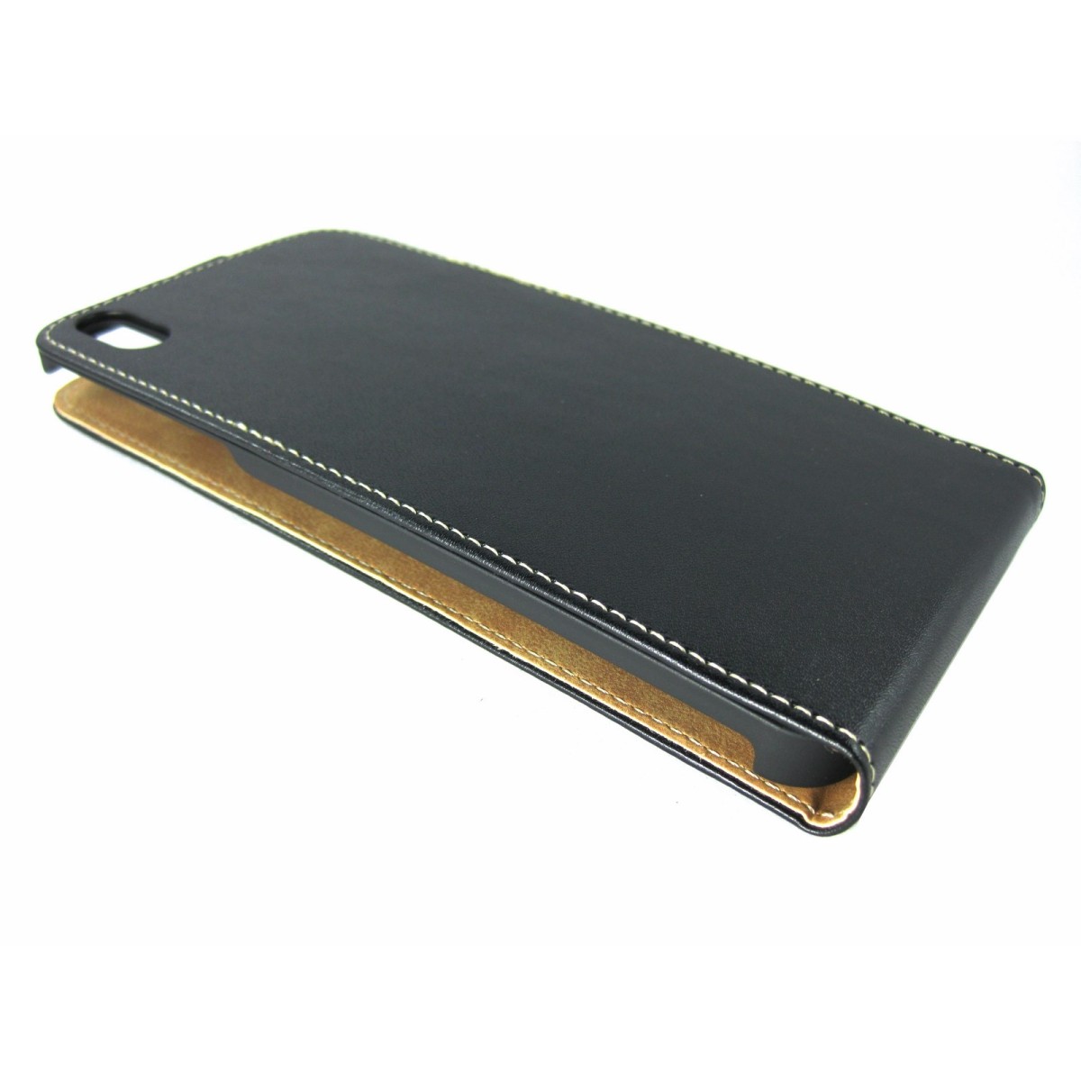 Funda Piel Premium Ultra-Slim HTC Desire 816 Negra