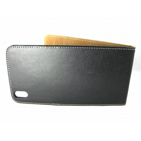 Funda Piel Premium Ultra-Slim HTC Desire 816 Negra