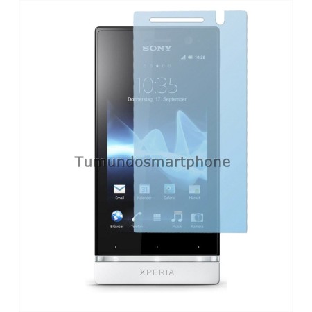 3 X Protector Pantalla Anti-Glare Sony Xperia U St25i