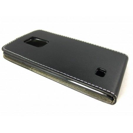 Funda Piel Premium Ultra-Slim Samsung Galaxy Note Edge N915Fy Negra