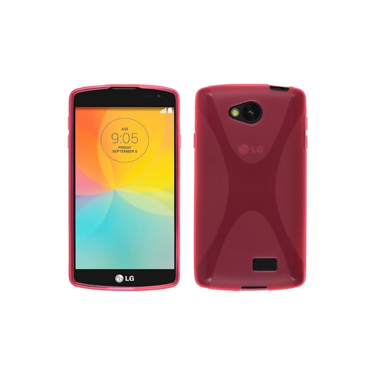 Funda Gel Tpu Lg F60 D390N X Line Color Rosa