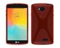 Funda Gel Tpu Lg F60 D390N X Line Color Roja