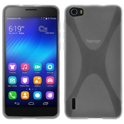 Funda Gel Tpu Huawei Honor 6 X Line Color Transparente