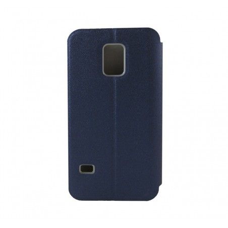 Funda Soporte Piel Azul Mofi Mixed para Samsung Galaxy S5 Mini G800F