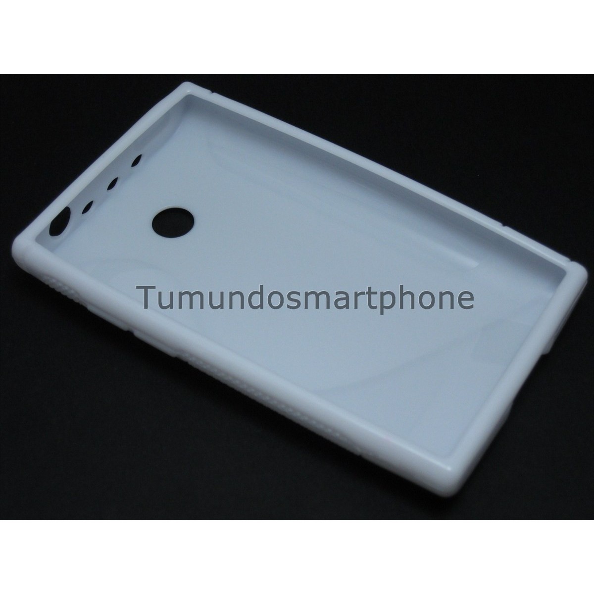 Funda Gel Tpu Lg Optimus L3 E400 S Line Color Blanca