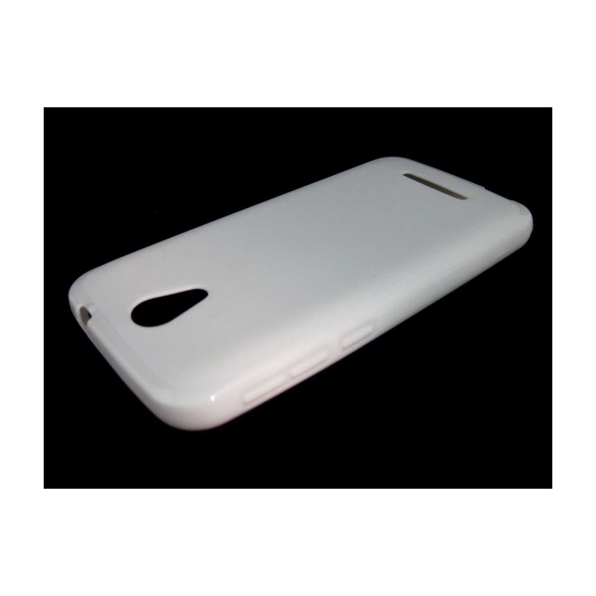 Funda Gel Tpu para Vodafone Smart 4 Power Color Blanca