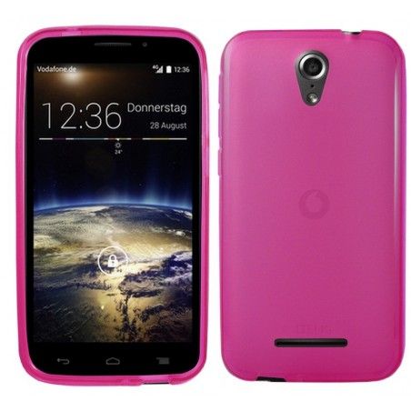 Funda Gel Tpu para Vodafone Smart 4 Power Color Rosa