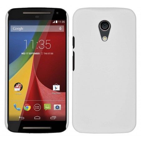 Carcasa Dura Motorola Moto G 2 5" (2Nd Gen.) 2014 Color Blanca