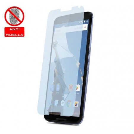 3x Protector Pantalla Mate Antihuellas (Anti-Glare) para Motorola Google Nexus 6
