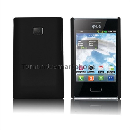 Carcasa Dura Lg Optimus L3 E400 Color Negra