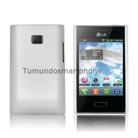 Carcasa Dura Lg Optimus L3 E400 Color Blanca
