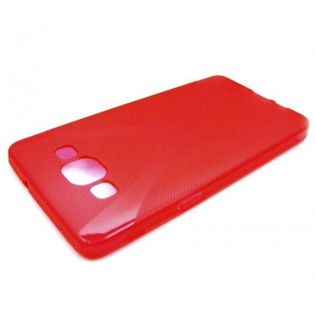 Funda Gel Tpu Samsung Galaxy A5 A500Fu X Line Color Roja