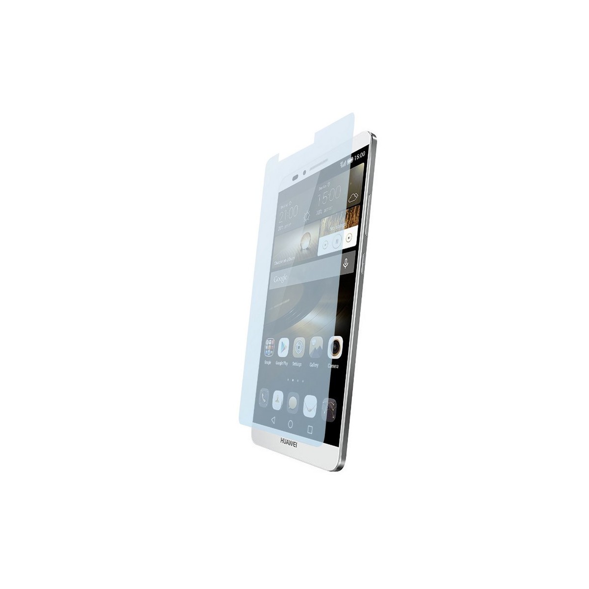 3x Protector Pantalla Ultra-Transparente para Huawei Ascend Mate 7
