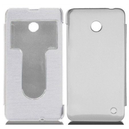 Funda Flip Cover S-View Nokia Lumia 630 / 635 Color Blanca