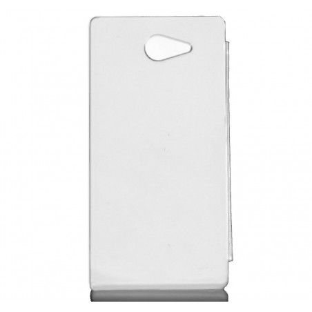 Funda Flip Cover S-View Sony Xperia M2 Color Blanca