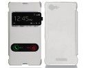 Funda Flip Cover S-View Sony Xperia E3 Color Blanca